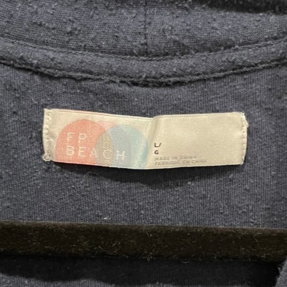 FP BEACH Take a Walk Navy Blue Cardigan - Picture 2 of 4